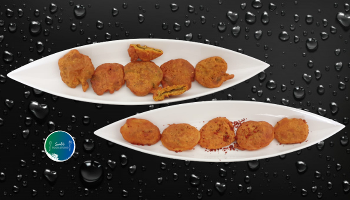 Potato Pakoras/Carom Leaves Pakoras