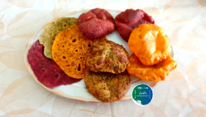 Colourful Poori’s & Rotis