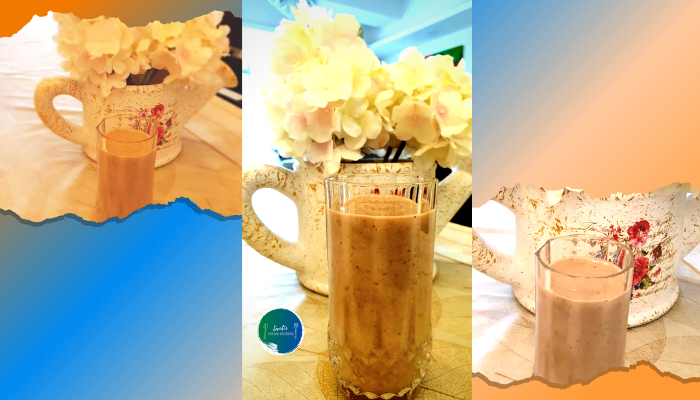 Oats Banana Strawberries Smoothie