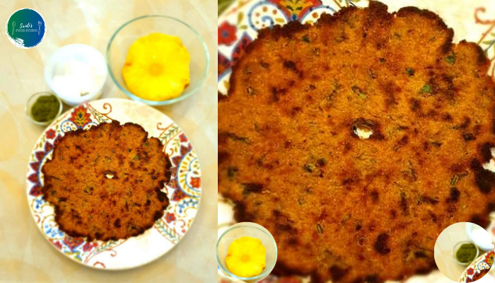 Rajgira Thalipith/Amaranth Flour Spicy Pan Cake
