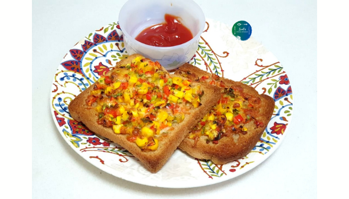 Cheesy Veggies Toast