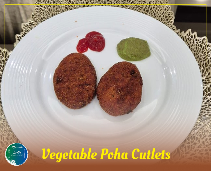Vegetable Poha Cutlets