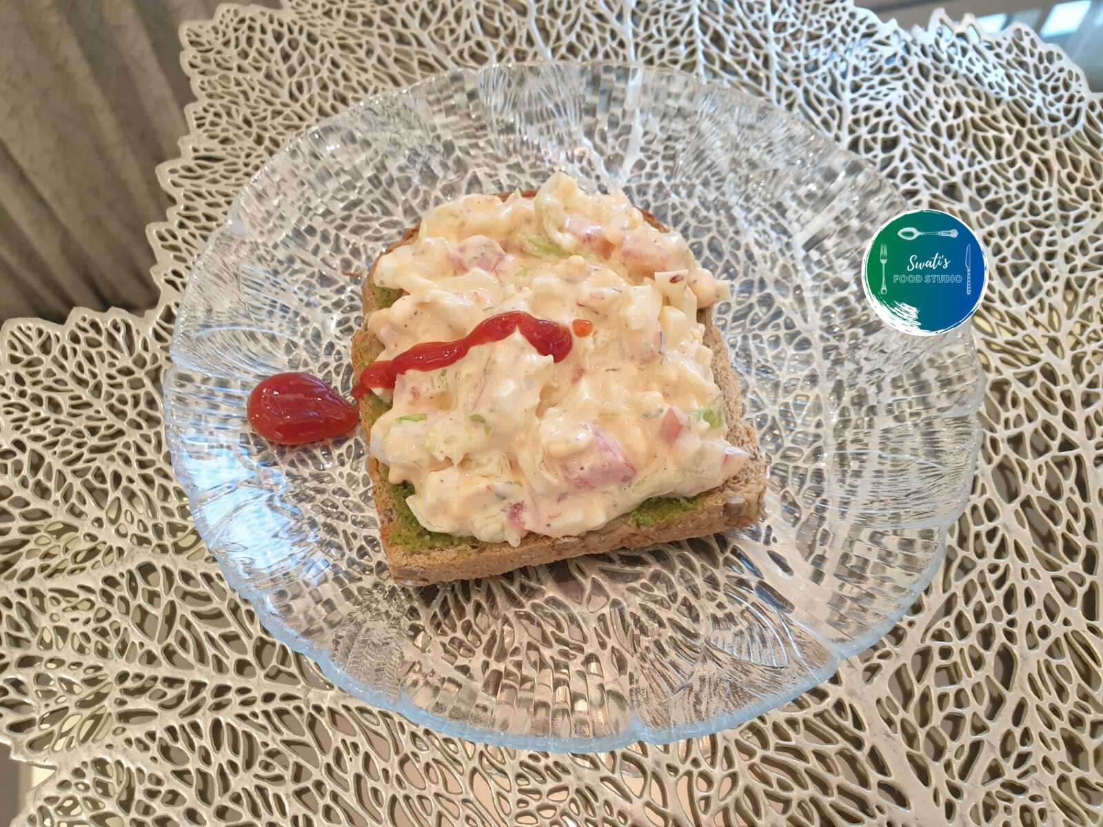 Egg Mayonnaise Toast Swati's Food Studio